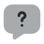 Message Question SVG Icon